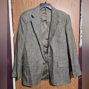 Stafford Tweed Men’s 2 Button Blazer Jacket Size 40R Tailored In The U.S!